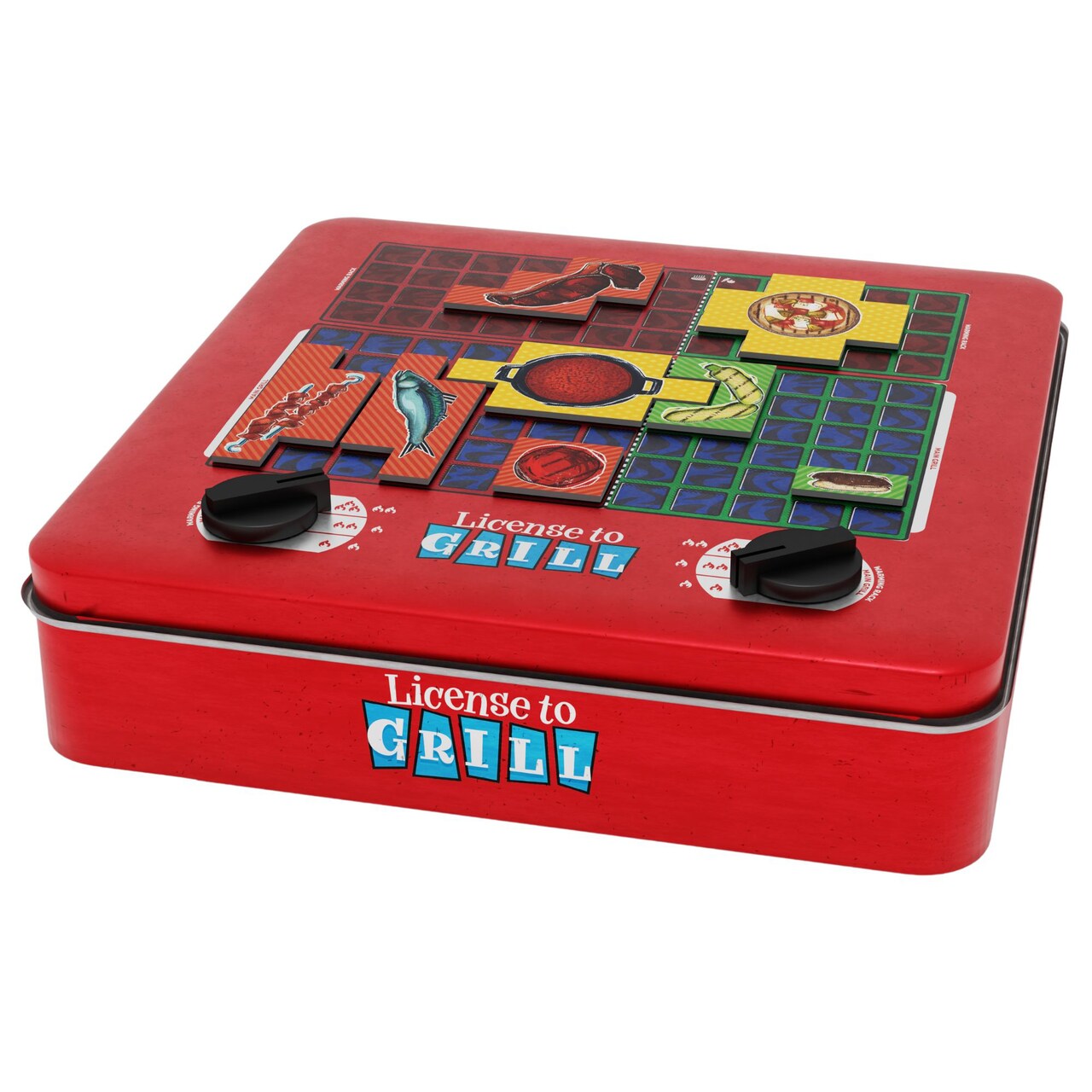 Greater Than Games | License to Grill: Premium Edition | Polyomino Placement Game | Family Placement Game